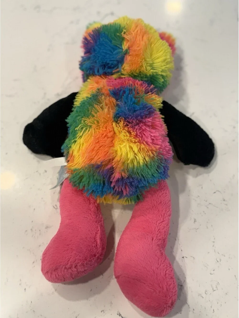 Build-A-Bear Mixters Monster Tie Dye Plush Stuffed Animal Rainbow